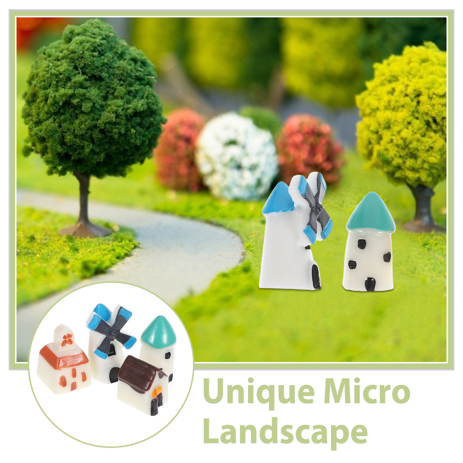 4Pcs Charming Mini Landscape R - Bonsai Garden Landscape Design recension och pris