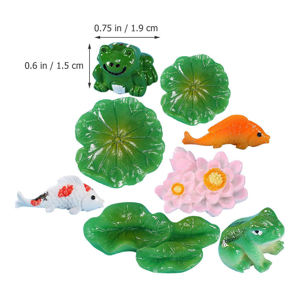 1Set Mini Frog Garden Ornament - Bonsai Garden Landscape Design recension och pris