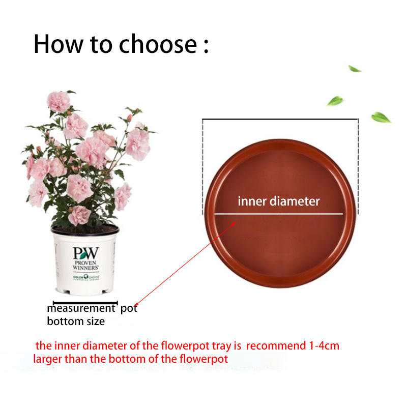 10pcs Plastic Flower Pot Tray  - Drip Tray Saucer recension och pris