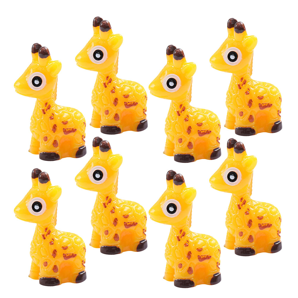 8Pcs Deer Decorations Resin Mi - Bonsai Garden Landscape Design recension och pris