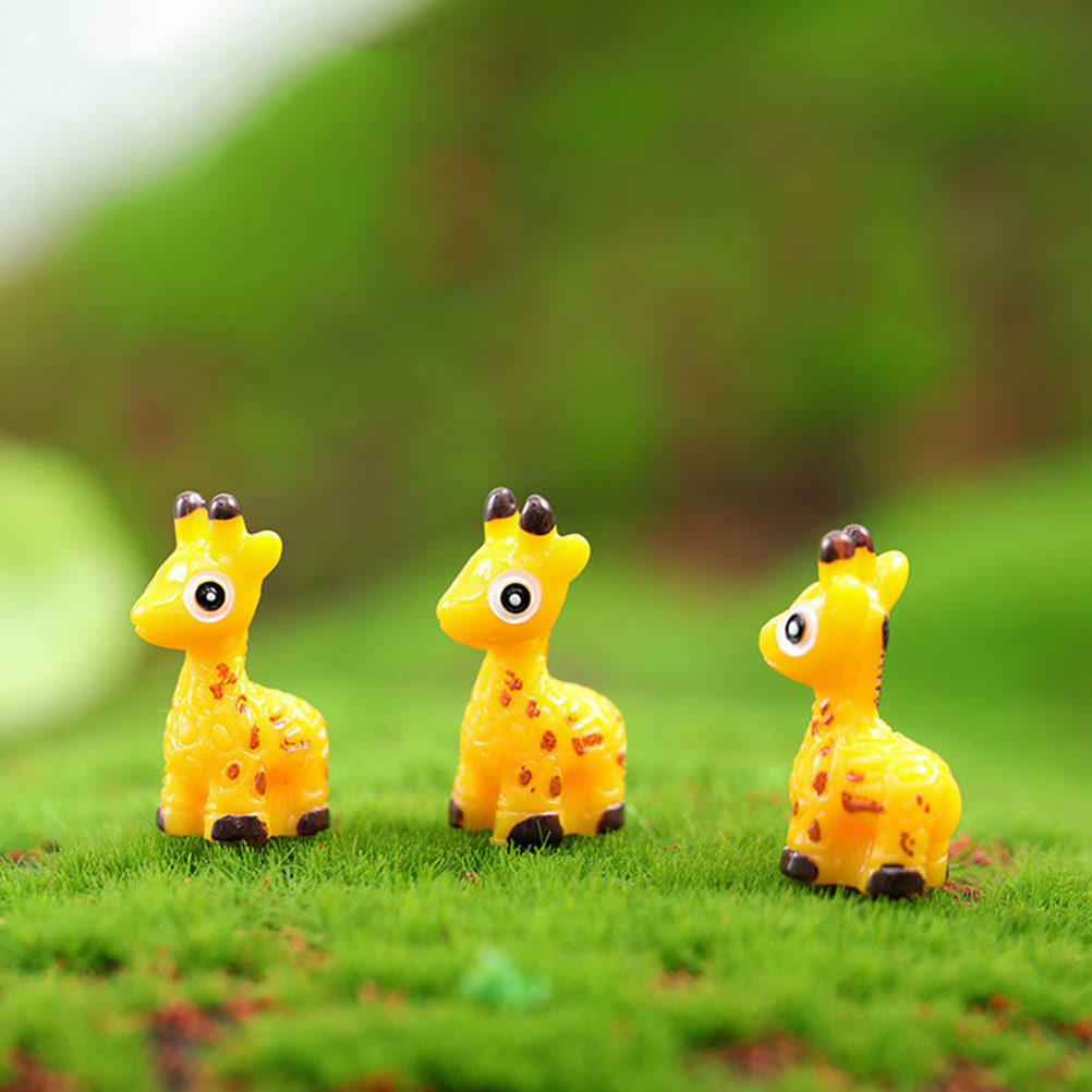 8Pcs Deer Decorations Resin Mi - Bonsai Garden Landscape Design recension och pris