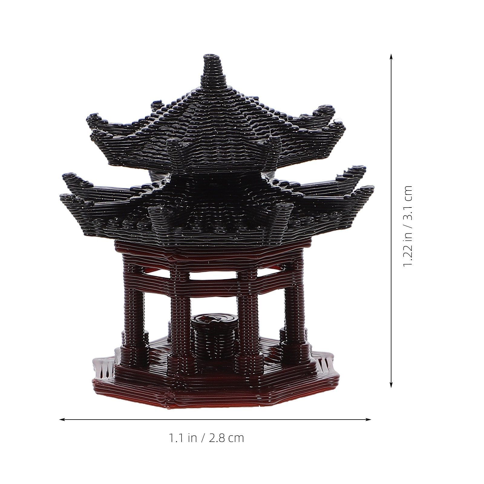 Delicate Plastic Pavilion Orna - Bonsai Garden Landscape Design recension och pris