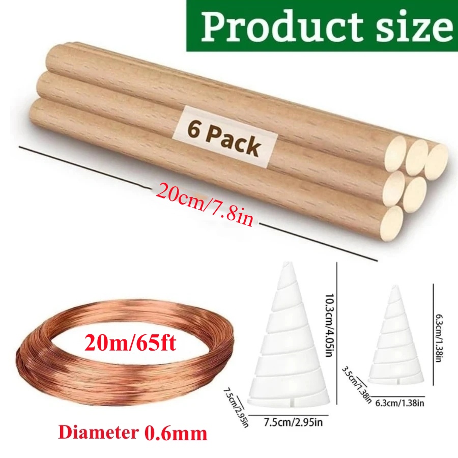 20m/65ft Electroculture Garden - Copper Wire Roll recension och pris