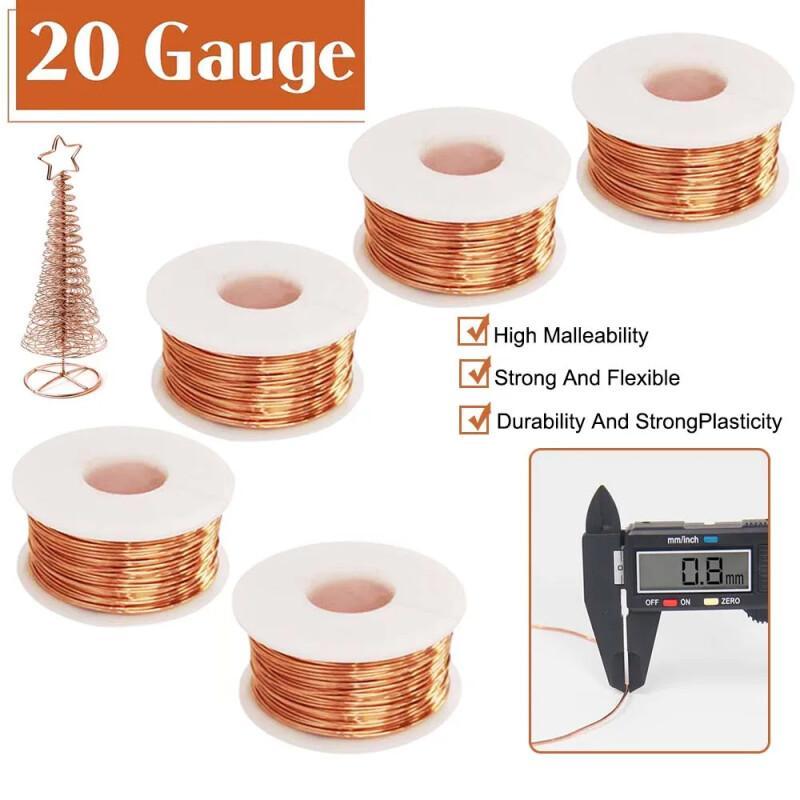 10M Bare Coppers Wire Pure Cop - Copper Wire Roll recension och pris