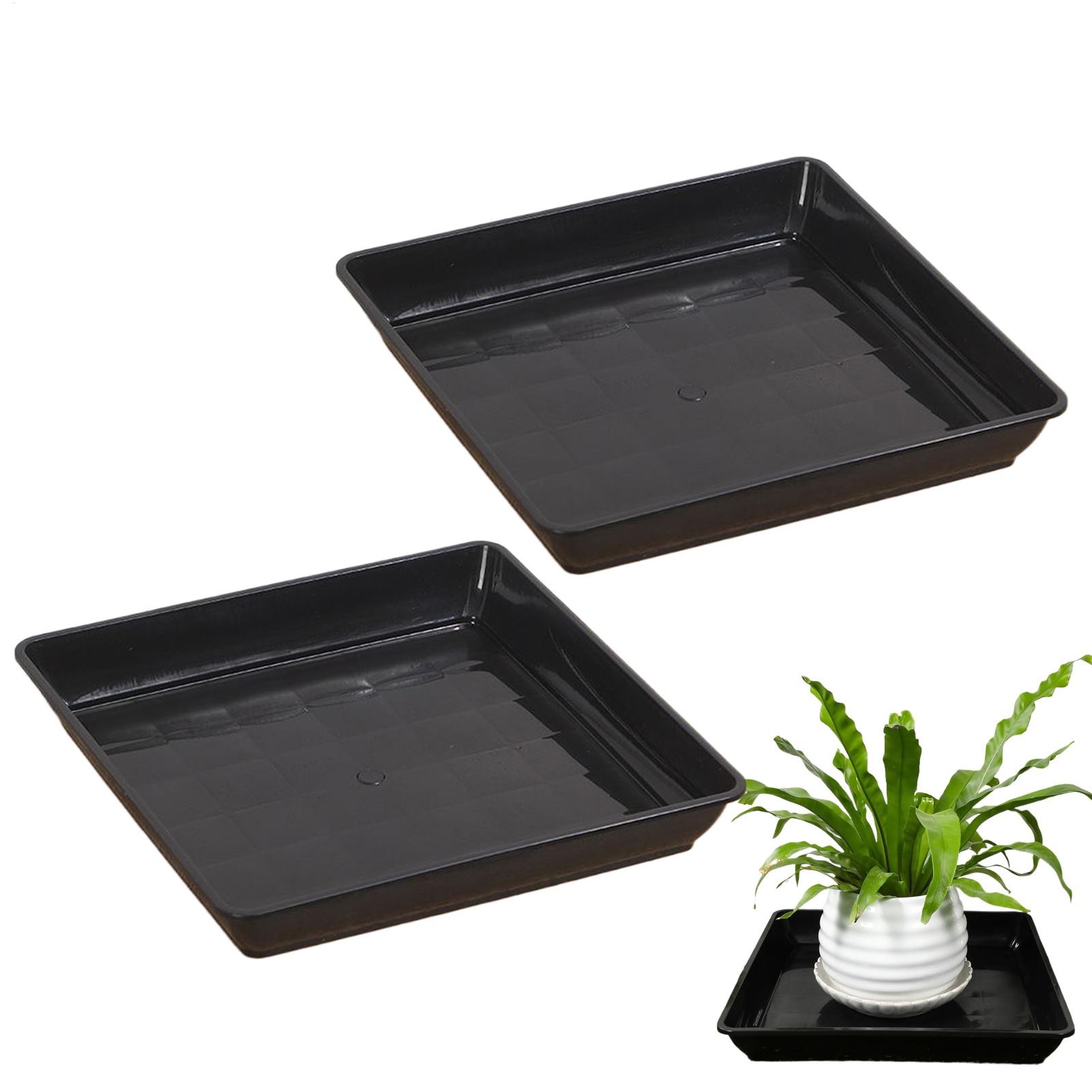 Flower Pot Trays 2Pcs/set Gard - Drip Tray Saucer recension och pris