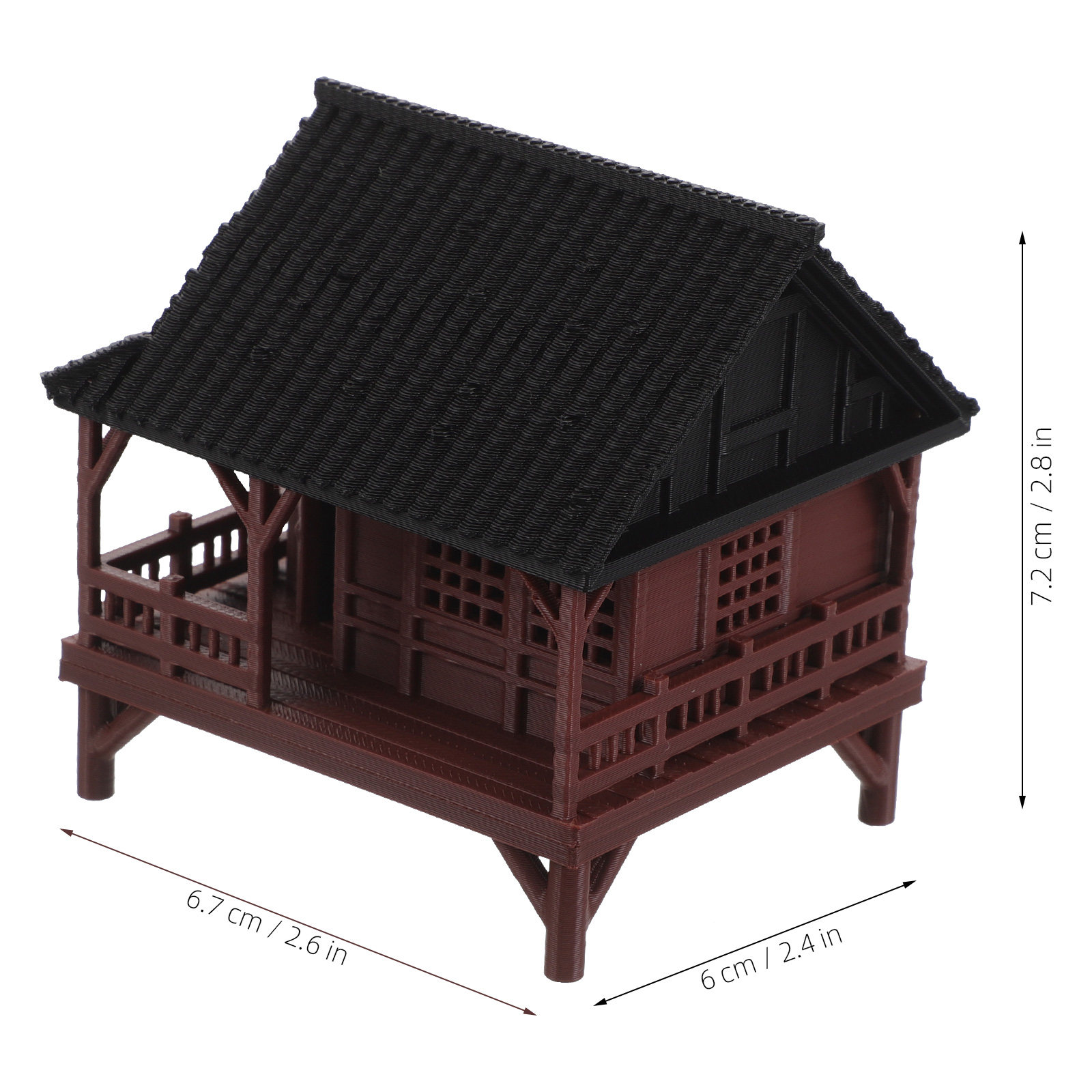 Micro Landscape Pavilion Statu - Bonsai Garden Landscape Design recension och pris