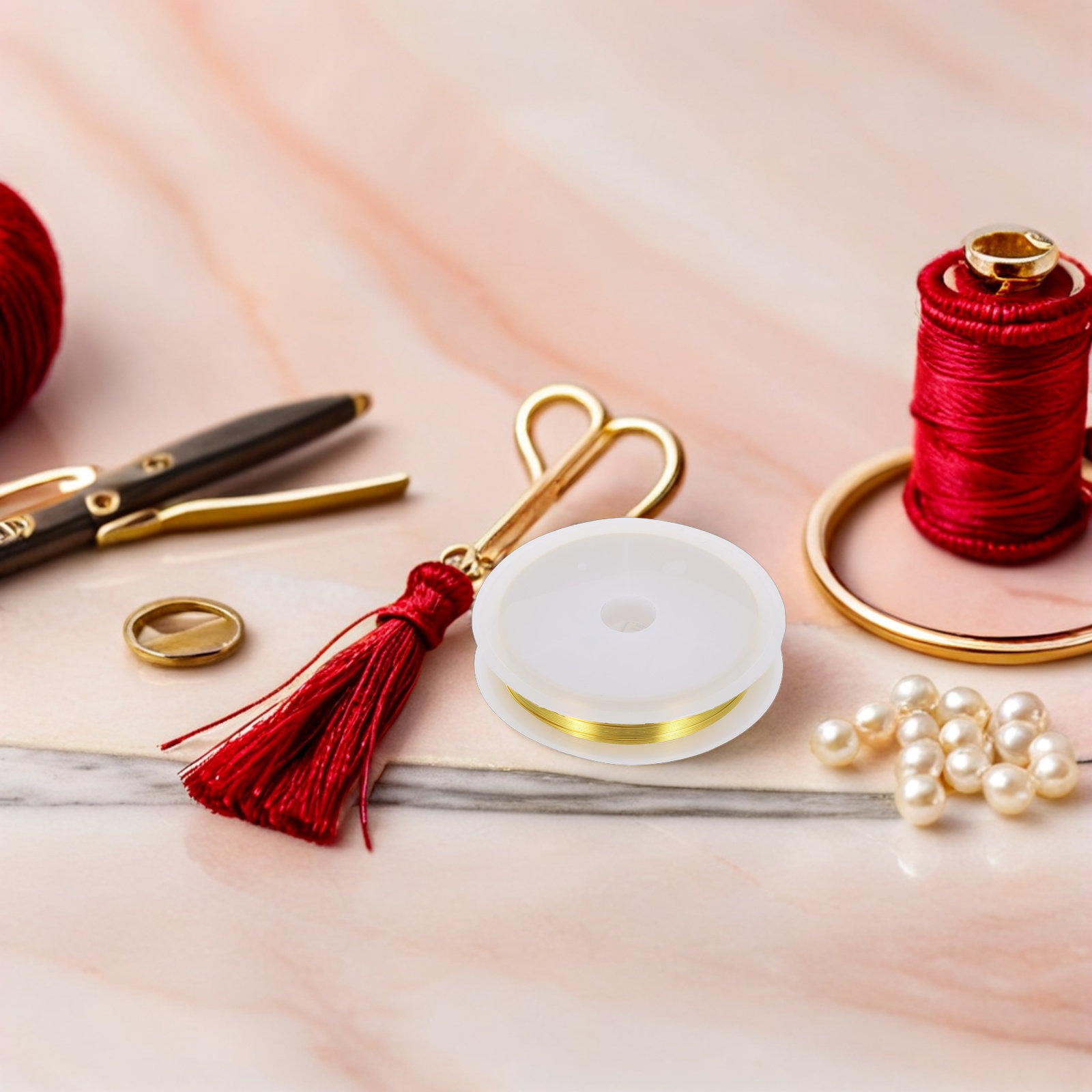 3 Rolls Jewelry Copper Wire Re - Copper Wire Roll recension och pris