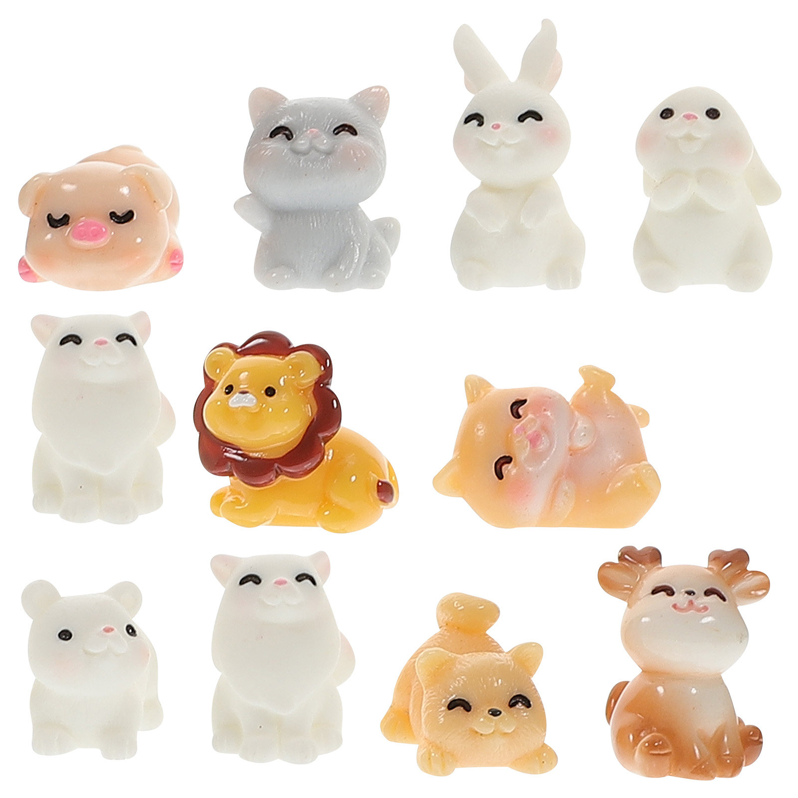 11Pcs Mini Animal Resin Orname - Bonsai Garden Landscape Design recension och pris