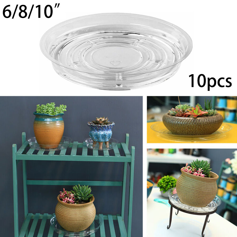 10pc Garden Plant Saucer Drip  - Drip Tray Saucer recension och pris