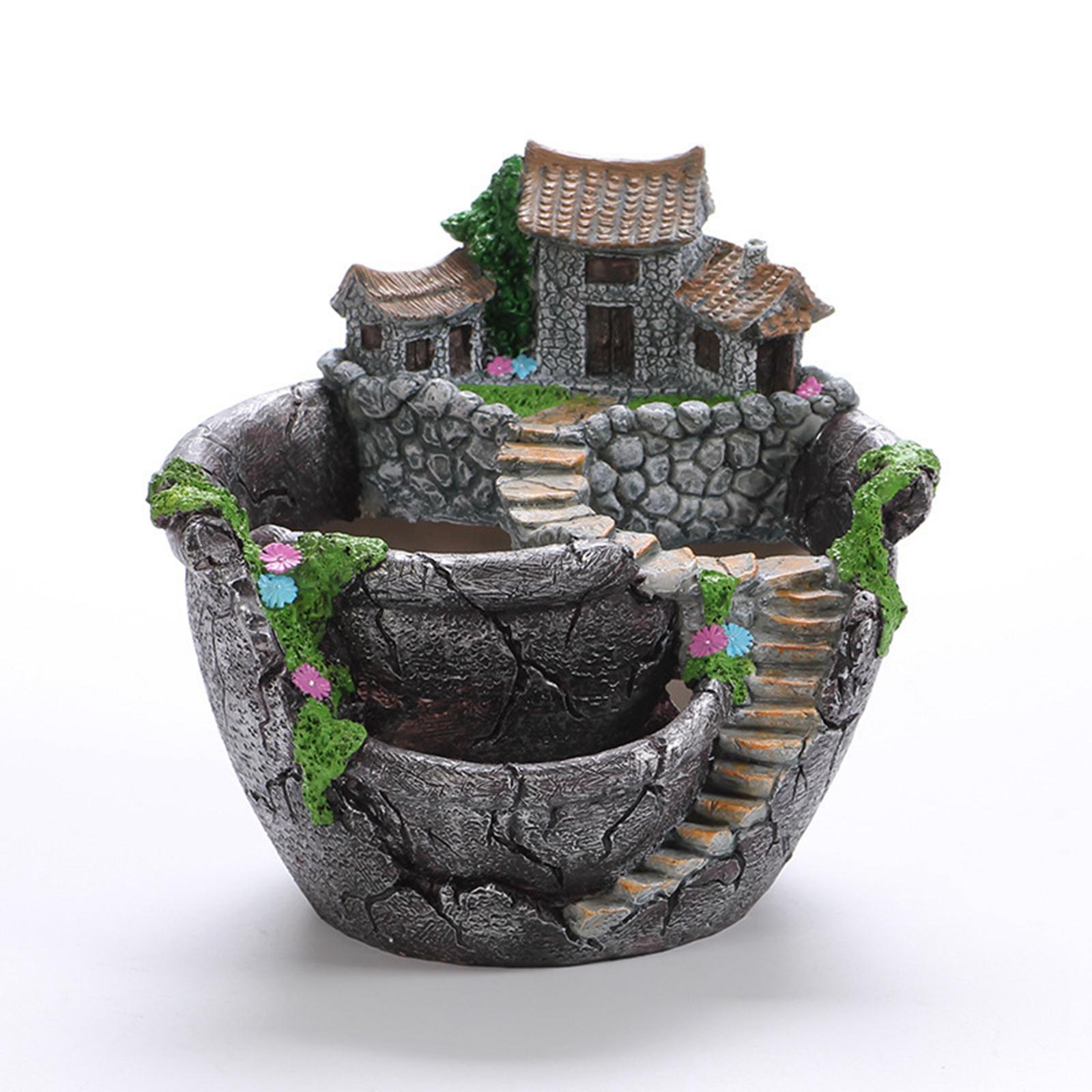 s er, Flower Pot Fairy Garden  - Bonsai Garden Landscape Design recension och pris