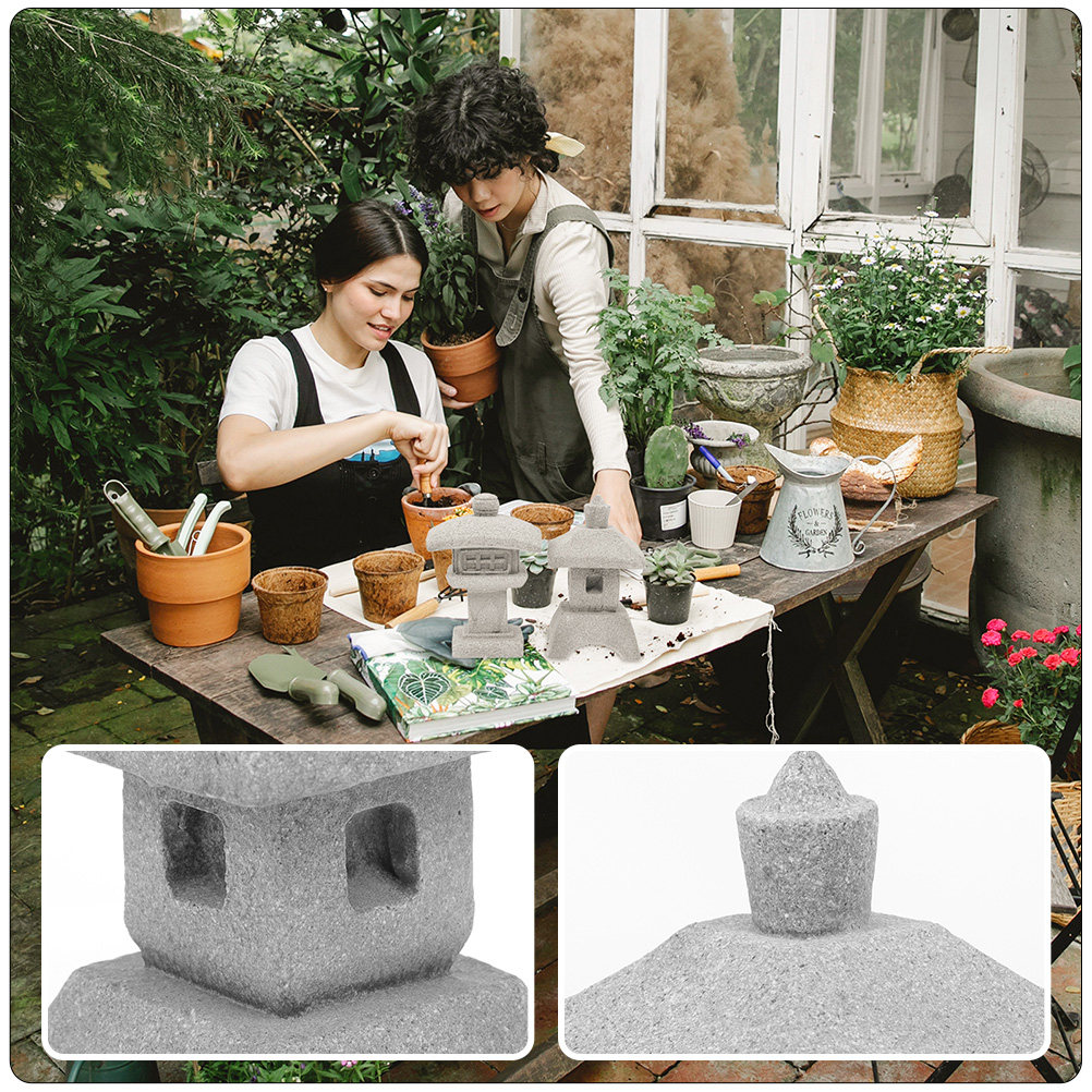 Sandstone Pagoda Landscape Dec - Bonsai Garden Landscape Design recension och pris