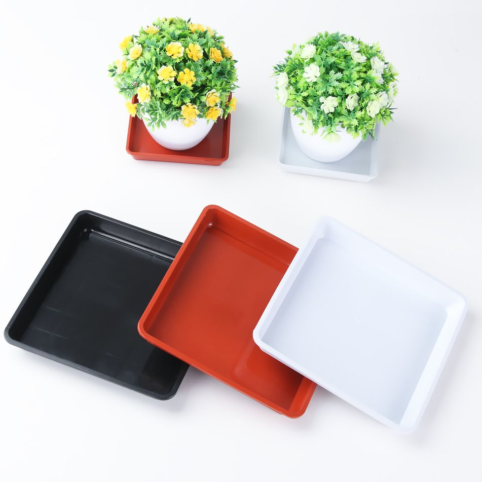 Square Shape Plastic Saucers P - Drip Tray Saucer recension och pris